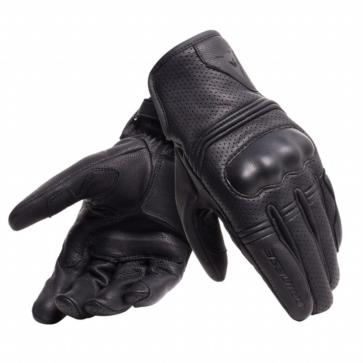 Dainese Corbin Air Unisex Black Deri Eldiven Motosiklet Ekipmanlar Ergurmotor